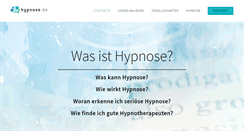 Desktop Screenshot of hypnose.de